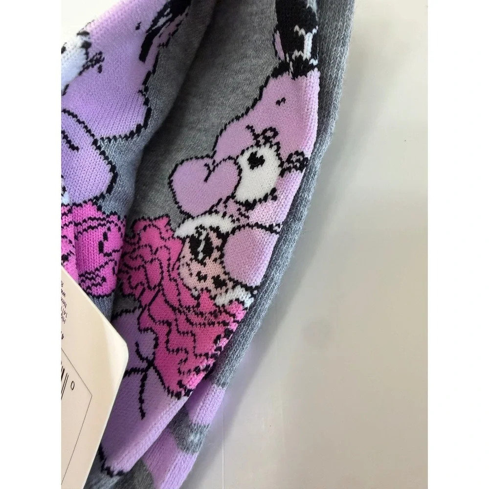 Care Bears Share Bear Gray Crew Socks Bears Just Wanna Have Fun Pink Tutu NWT